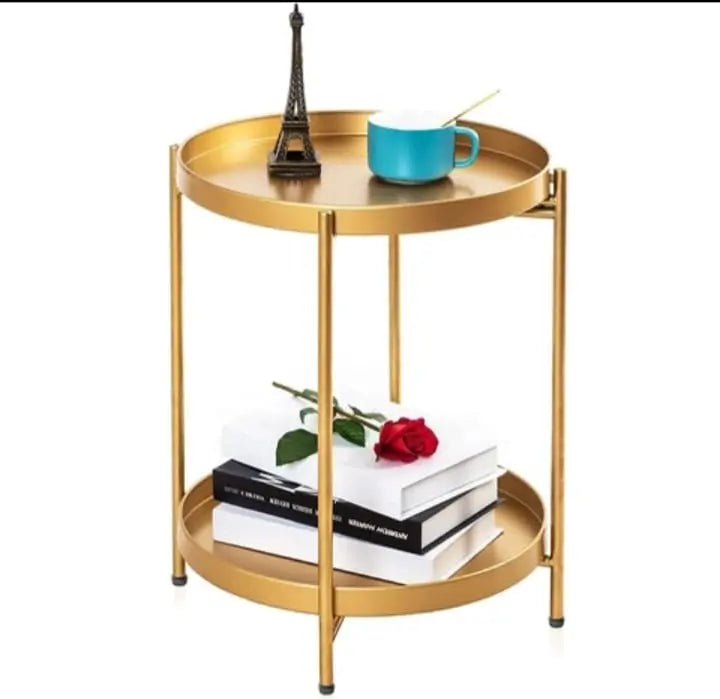 2 Tiers Round Coffee Table