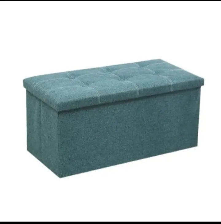 Linen Foldable Sofa Stool